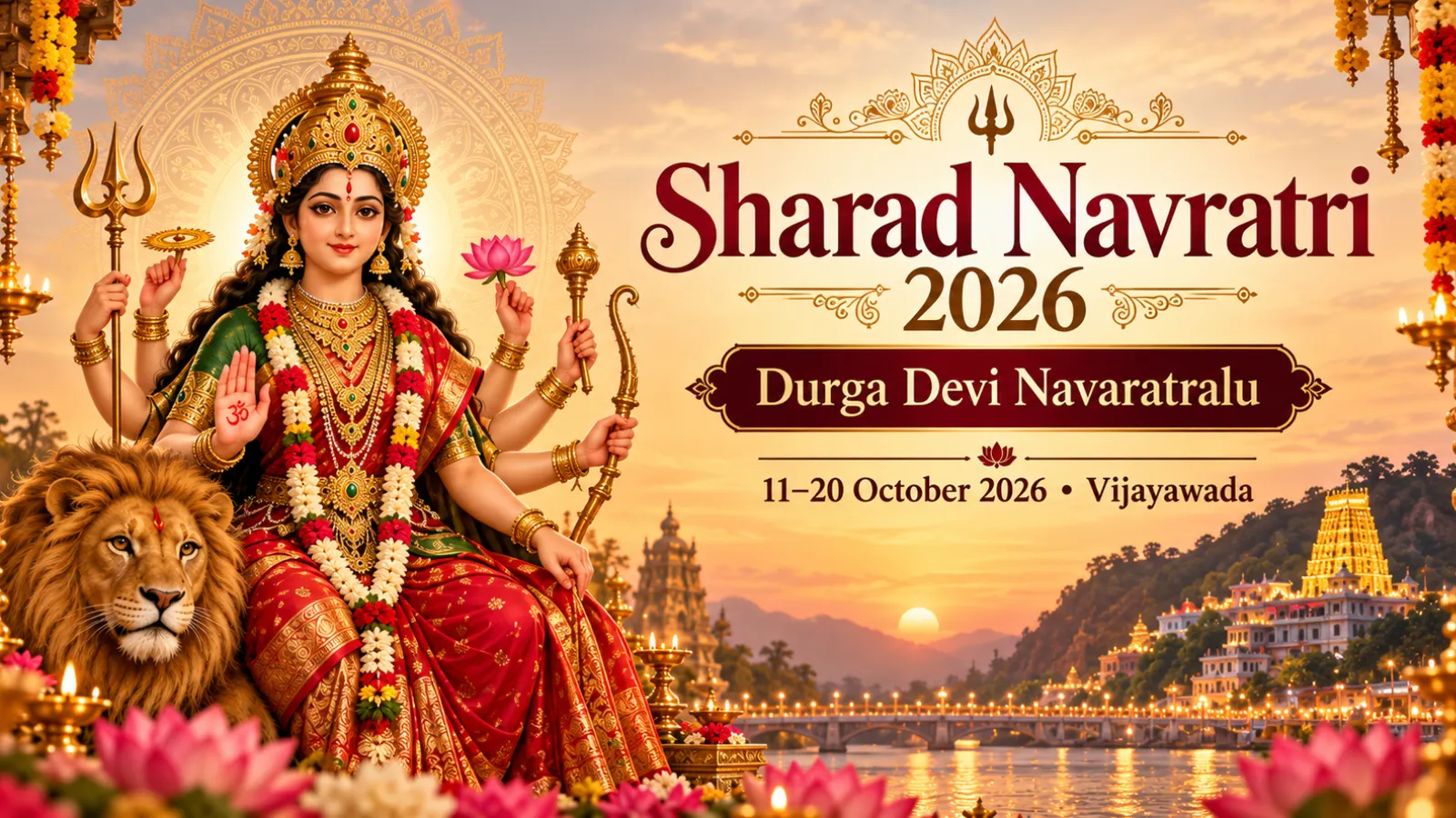 Sharad Navratri 2026 (Durga Devi Navaratrulu) event artwork